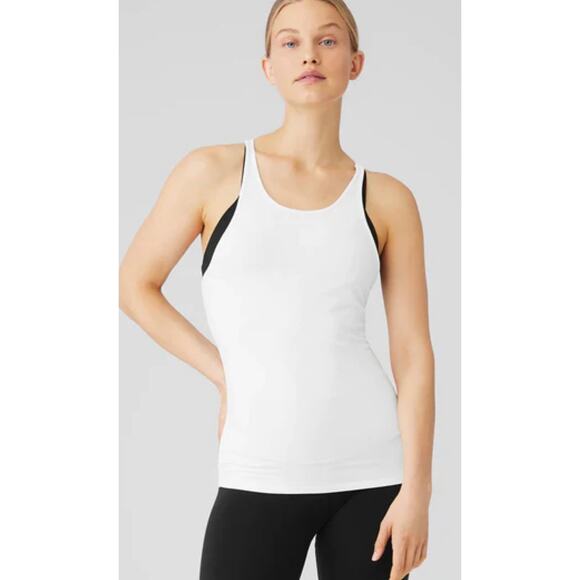 Alo Yoga Select Tank - White size XS (new) - Picture 3 of 7